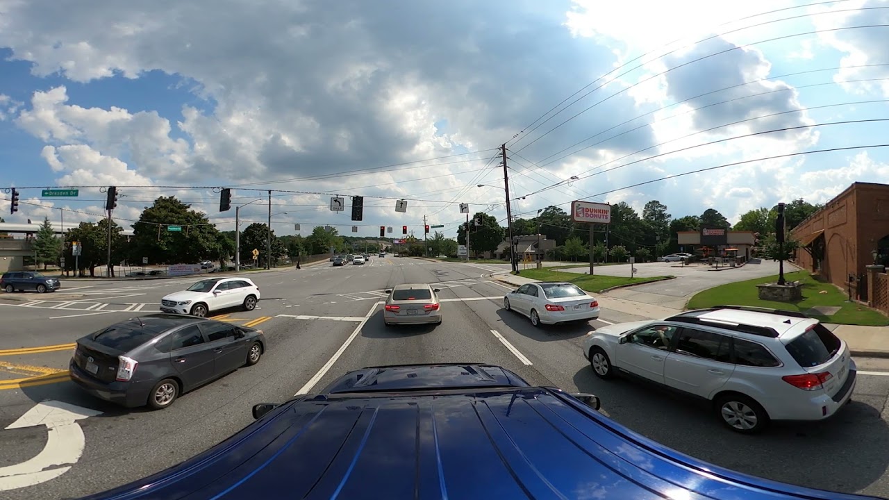 360 Drive through Atlanta. Down Peachtree from Doraville to Five Points