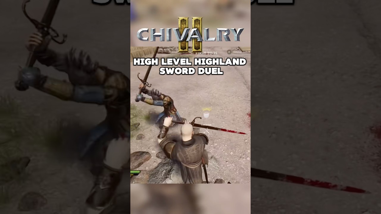 Highland Sword Duel In Chivalry 2! #chivalry2 #gaming #gamingshorts #pvp #duel