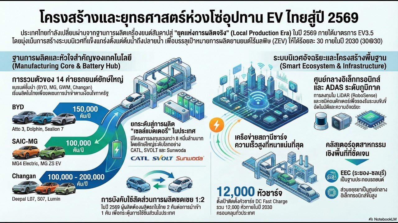 ไทย ซับพลายเชน EV อันดับ 2 ของโลก 🇹🇭