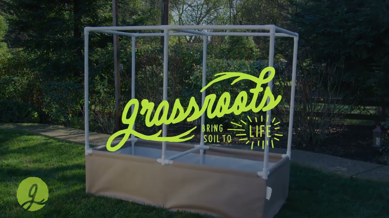 Living Soil Fabric Raised Bed by Grassroots (How to Assemble)