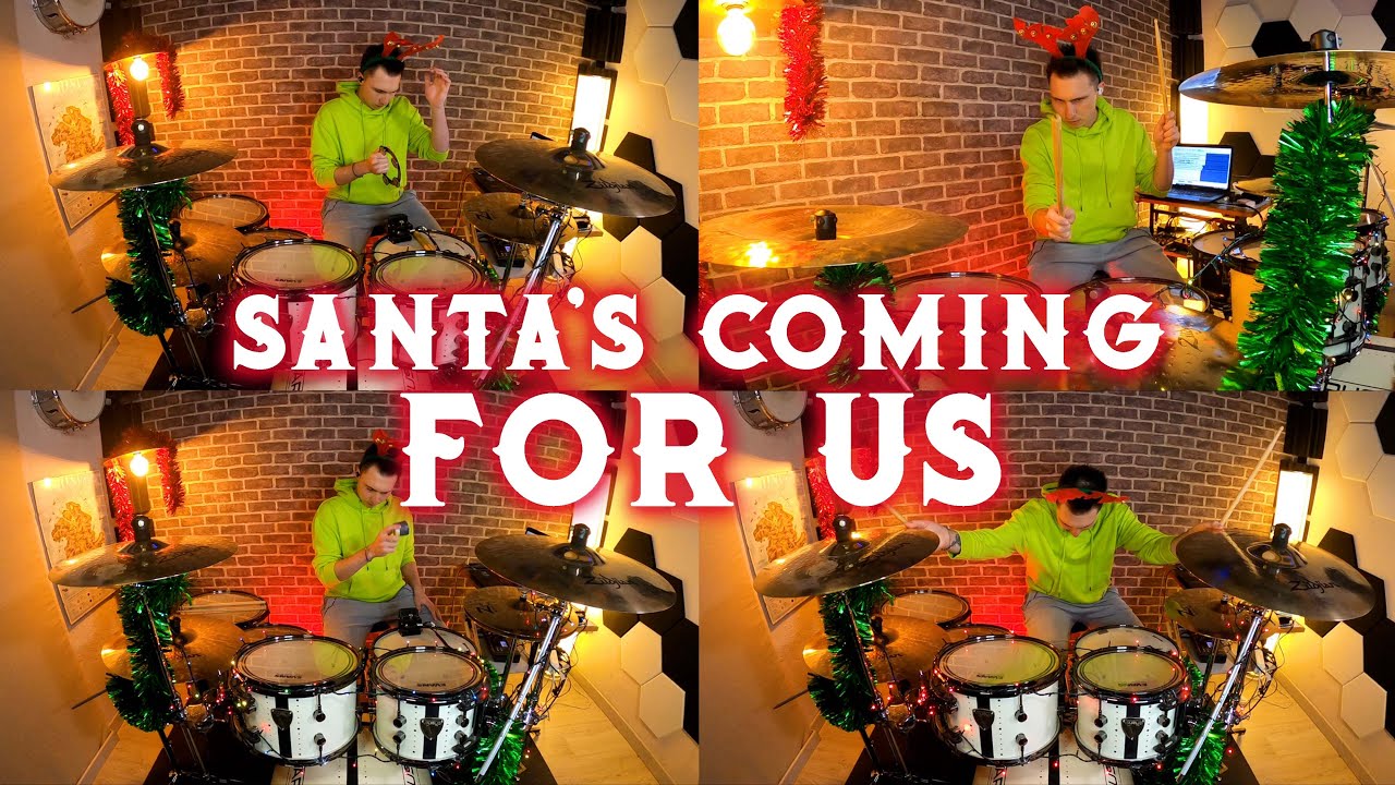 🎅🏻 Santa's Coming for Us - Sia (Drum Cover - XMas Edition) 🎄