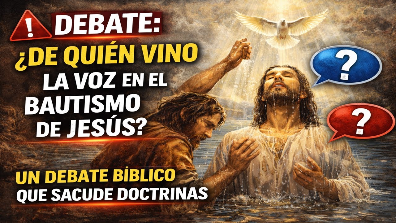 🚨 DEBATE: ¿DE QUIÉN VINO LA VOZ EN EL BAUTISMO DE JESÚS? — DEBATE BÍBLICO QUE SACUDE DOCTRINAS