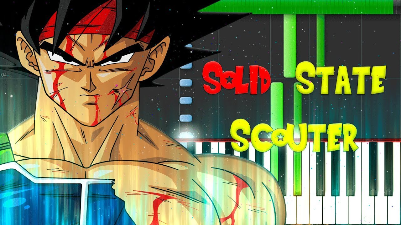 Solid State Scouter - Theme of Bardock [Piano Tutorial] - (Synthesia)