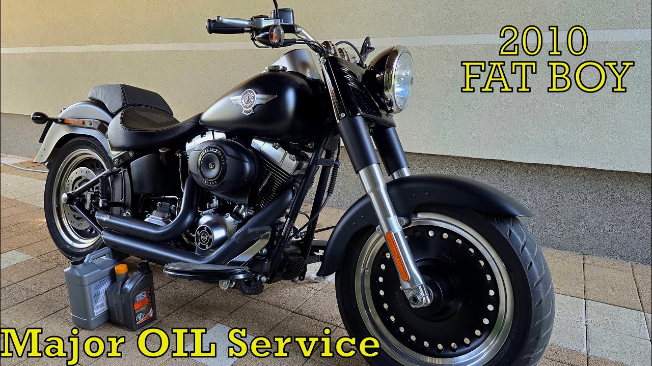 Major oil service on my 2010 FAT BOY Special