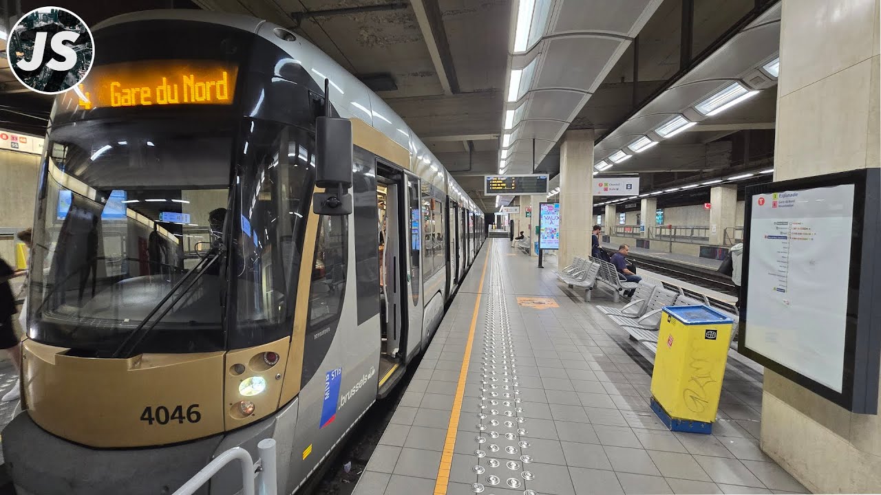 Brussels Metro & Tram (Premetro) Ride & Central Railway Station Tour