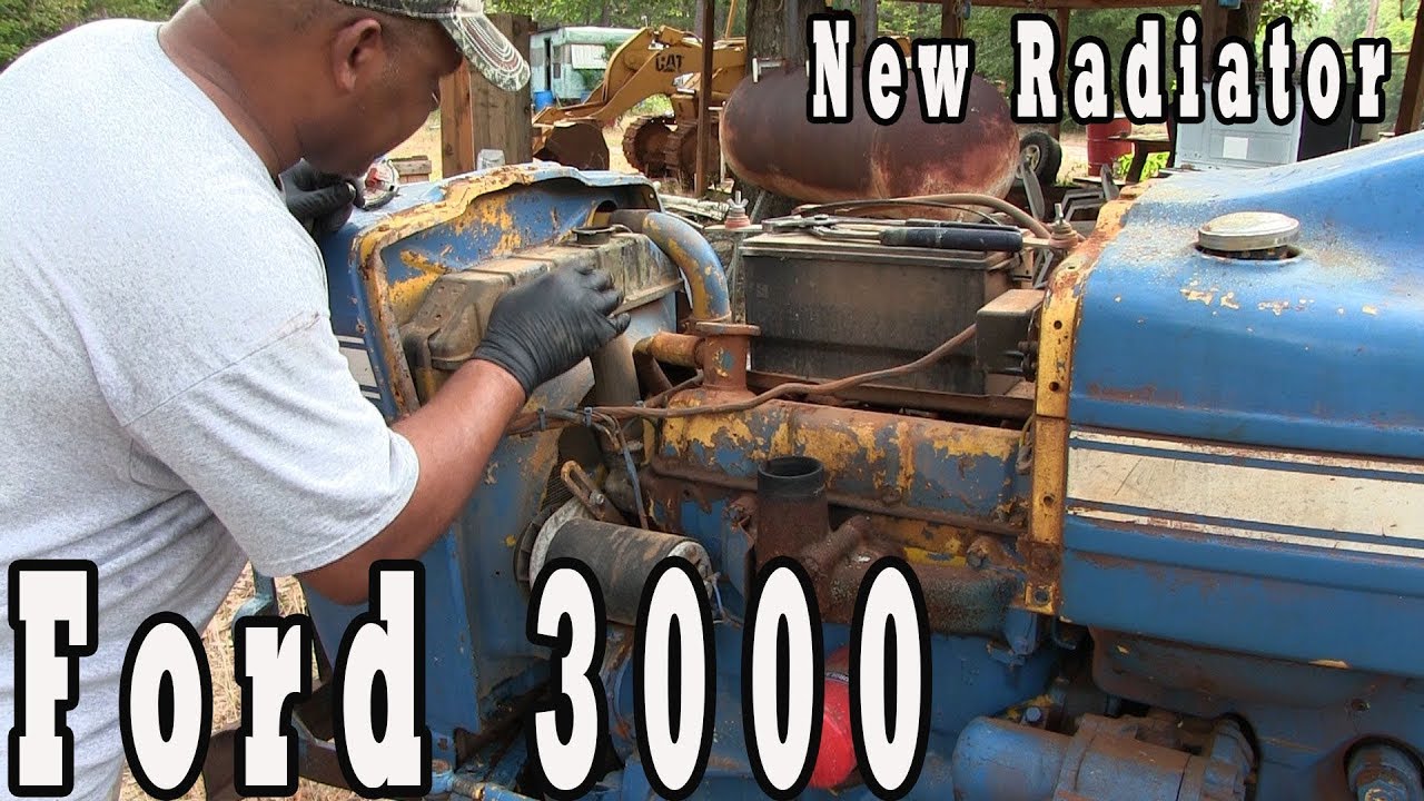 Установлен радиатор Ford 3000