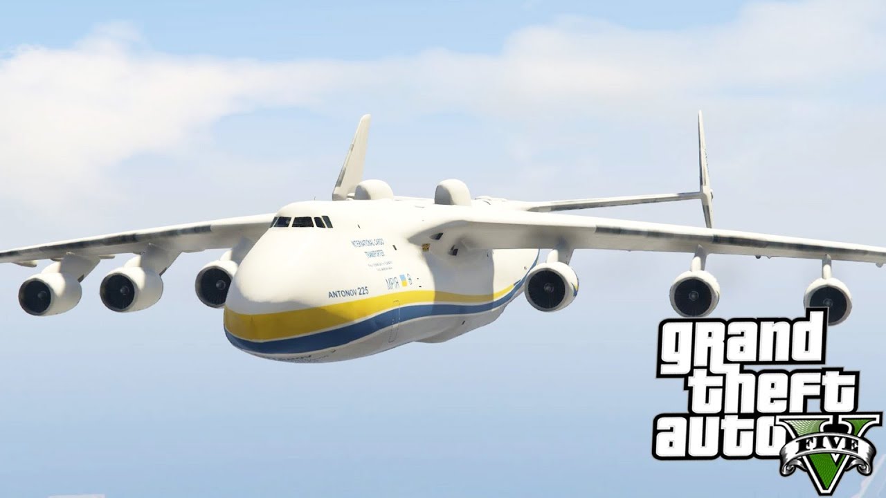 GTA V Antonov AN-225 Mriya (Largest Plane in the World)