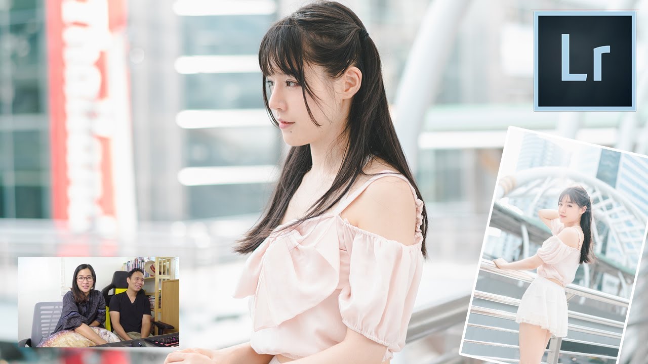 Lightroom โทน city สีชมพู