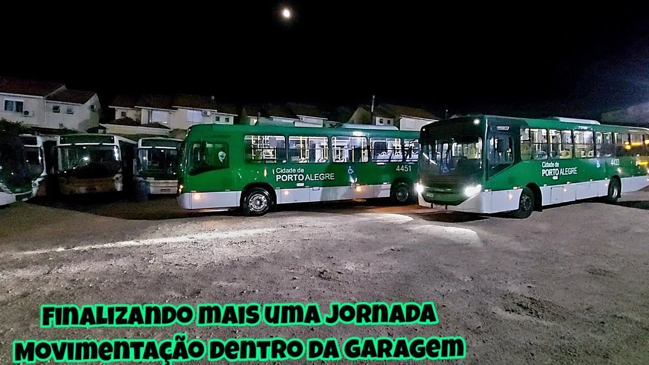 MOTORISTA DE ÔNIBUS: Finalizando mais uma jornada e movimentação dentro da garagem 