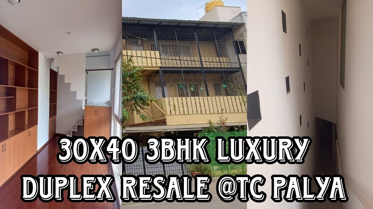 3bhk 30x40 luxury duplex resale @ tc palya #construction #bangalore #realestate #bestflats 