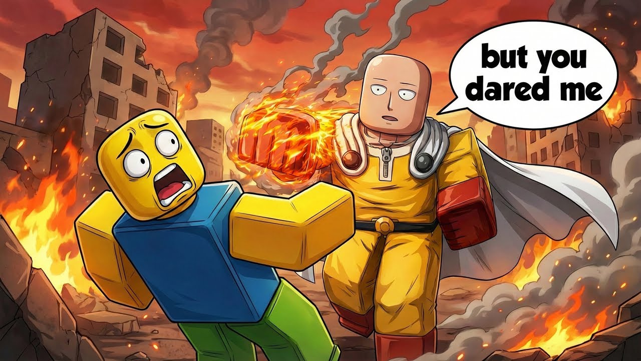 I Dare You To Become Saitama .... Dares By Fans On Anime Fighting Simulator