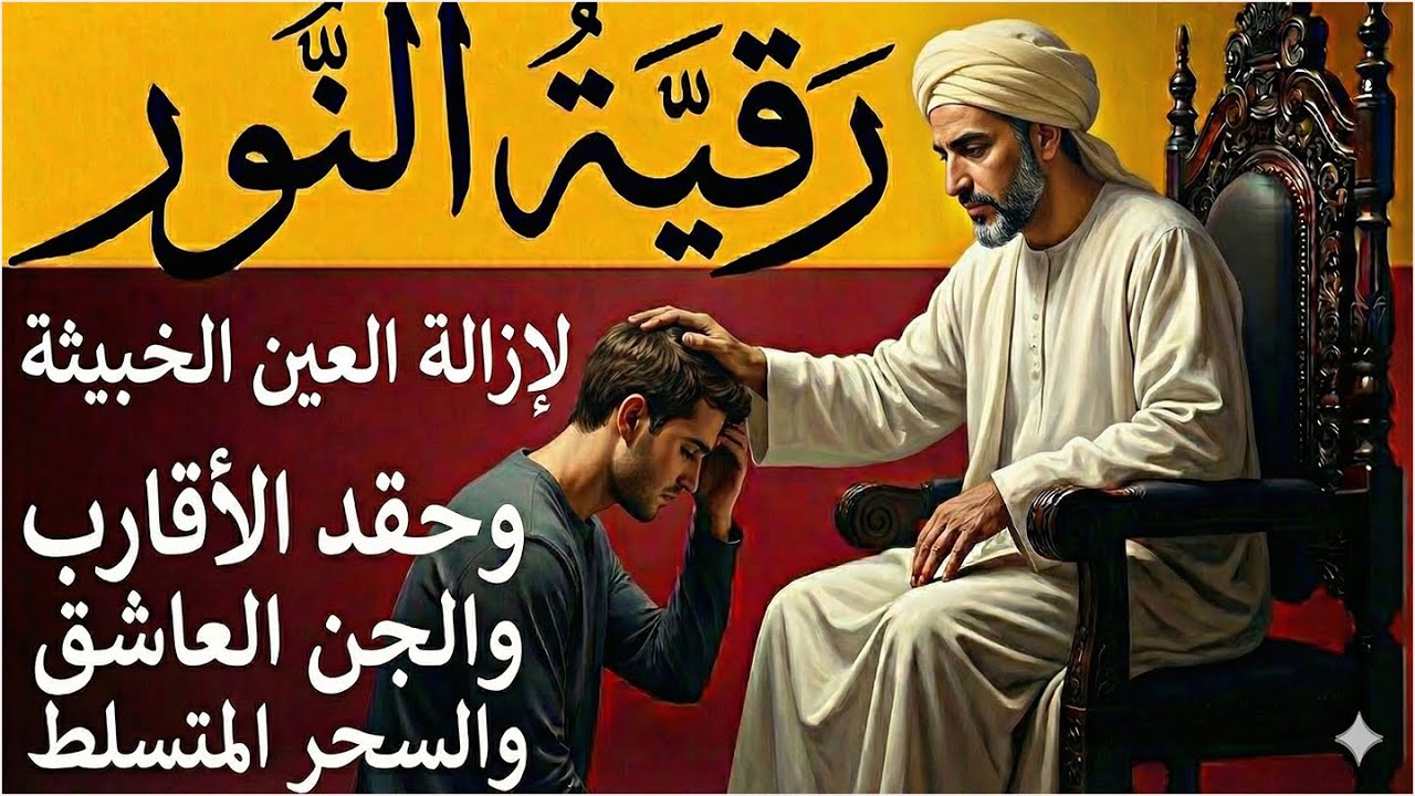 رقية النور لإزالة العين الشريرة والحاقدة وحسد الأقارب والجيران والأعراض والأمراض وصر