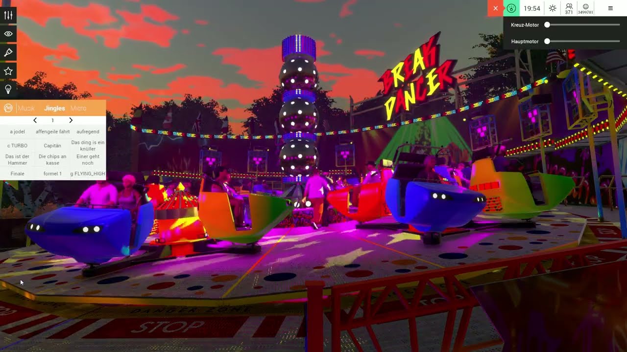 Virtual Rides III Gameplay | Break Dance(r) | Huss | Offride mit Rekommandage