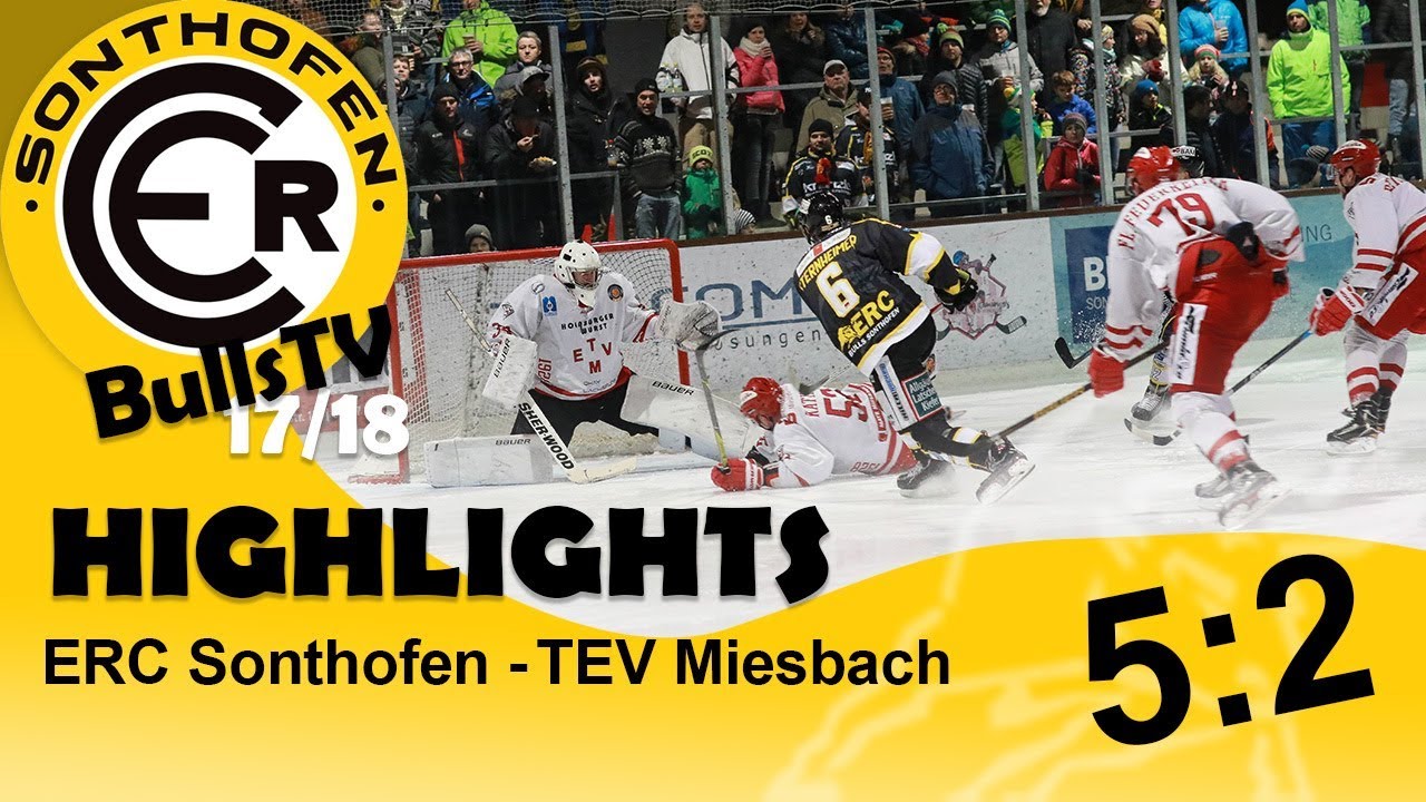 ERC Sonthofen vs. TEV Miesbach (19.11.2017) - Highlights | ERC Sonthofen