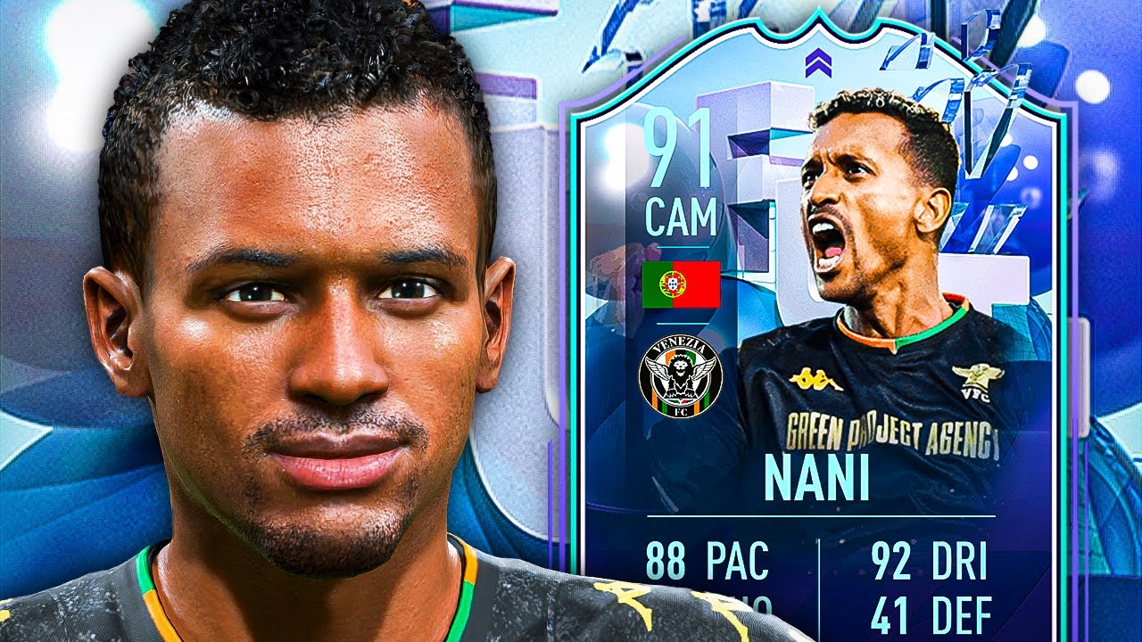 MY BOY IS BACK! 😍 91 FUT FANTASY NANI PLAYER REVIEW! - FIFA 22 Ultimate Team