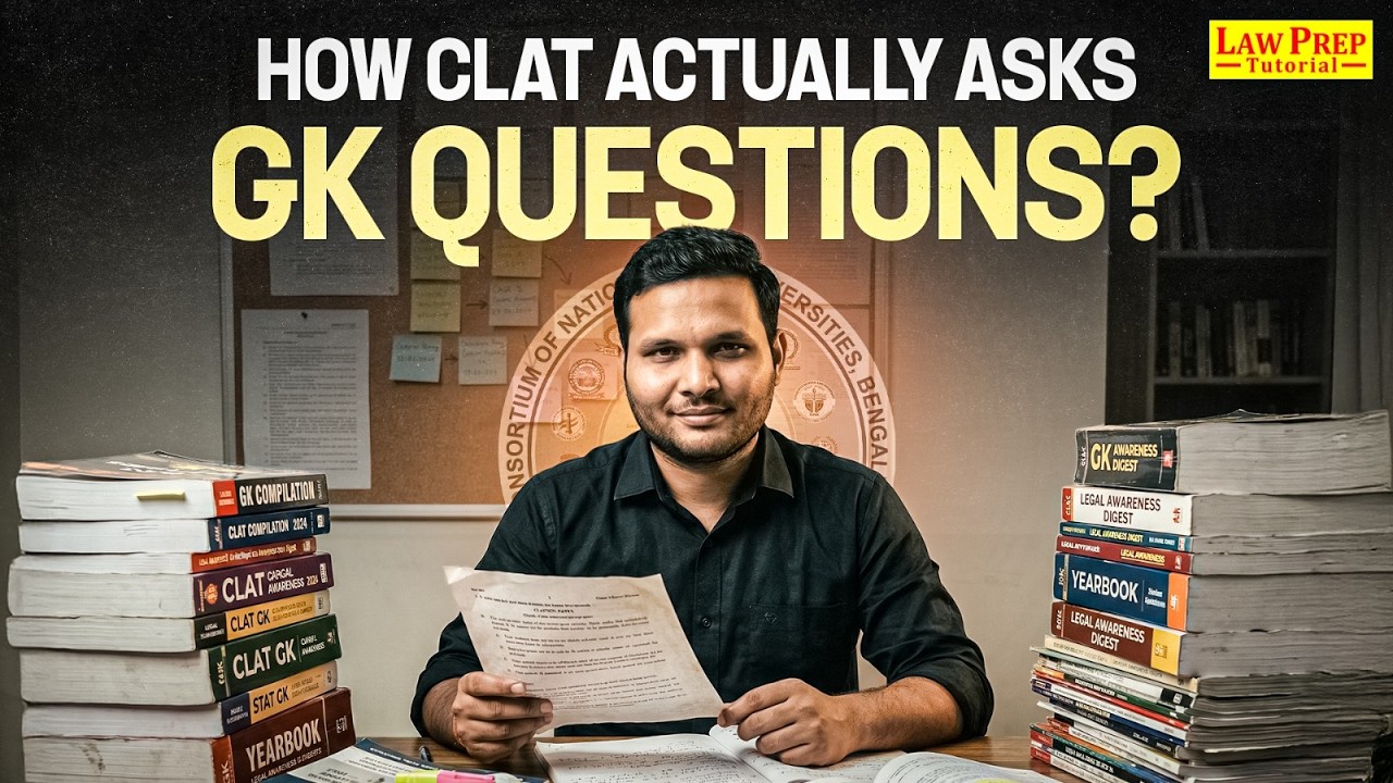 CLAT 2027: How CLAT Asks GK Questions? 📝 Passage-Based Pattern & Static-Current Link
