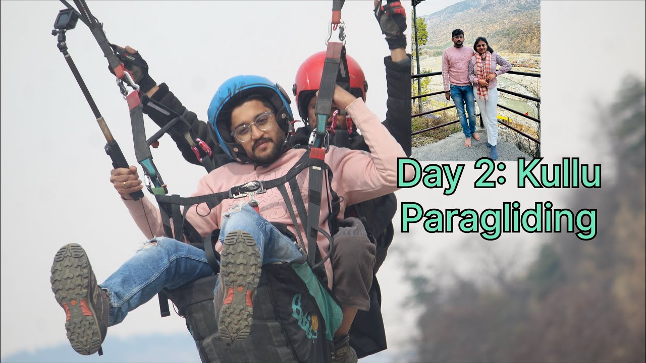 Paragliding in kullu || day2 manali|| telugu traveller || Vaishnavi devi temple #kullu #paragliding 