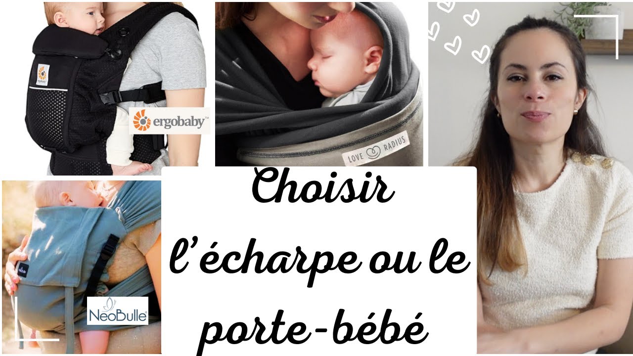 Comment choisir l'écharpe/le porte-bébé? Tissée, stretch, préformé, mei-tai...