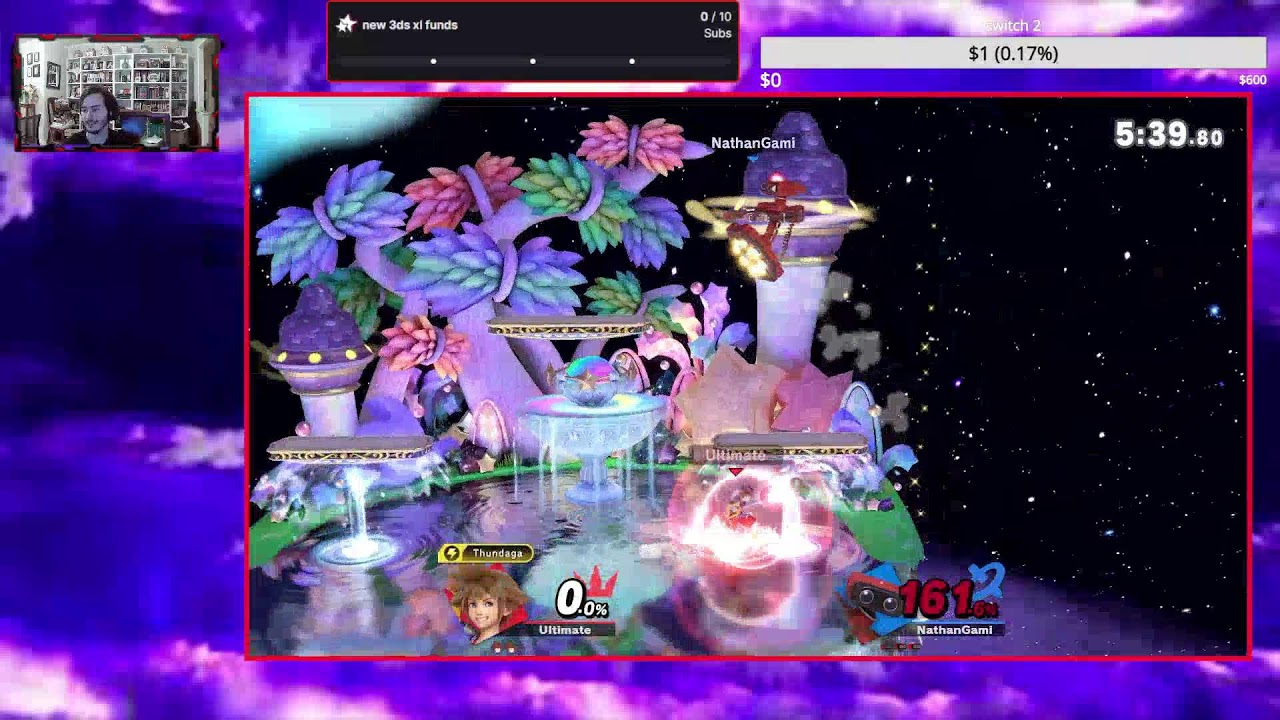 playing smashy bros vs viewers