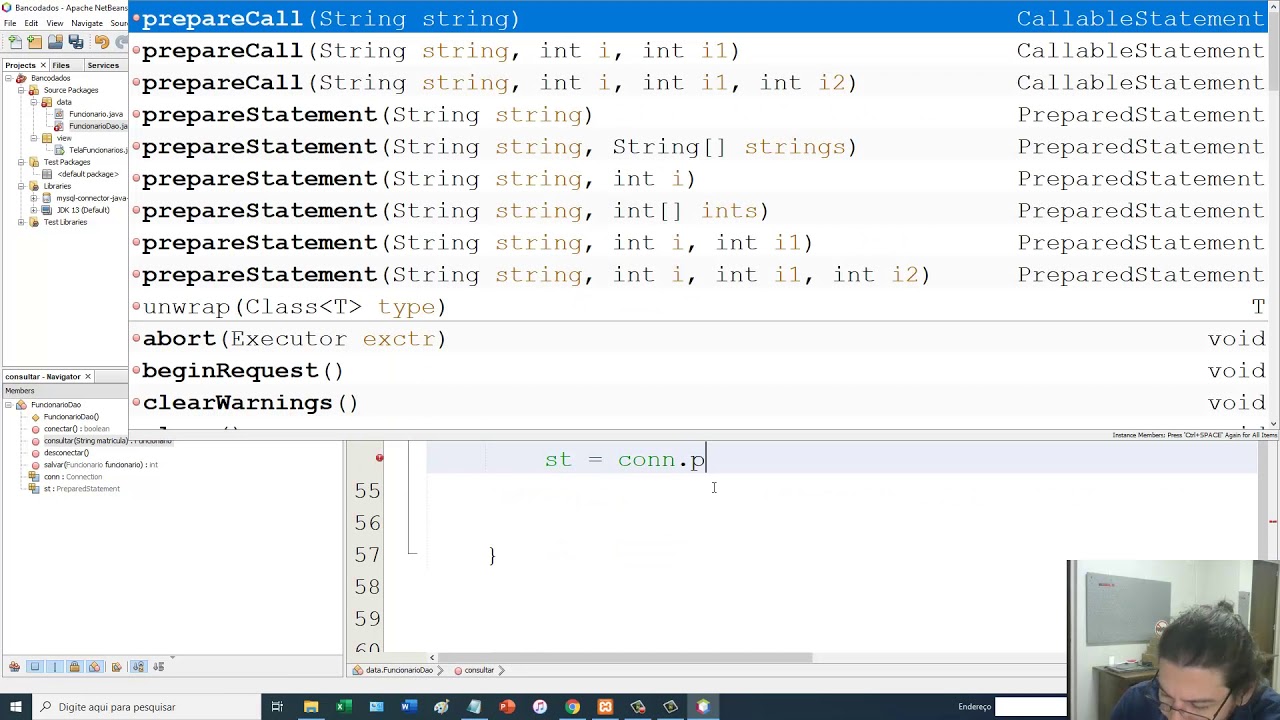 Java CRUD - Aula 12 - Consultar dados no Banco de Dados e exibir no formulário Java