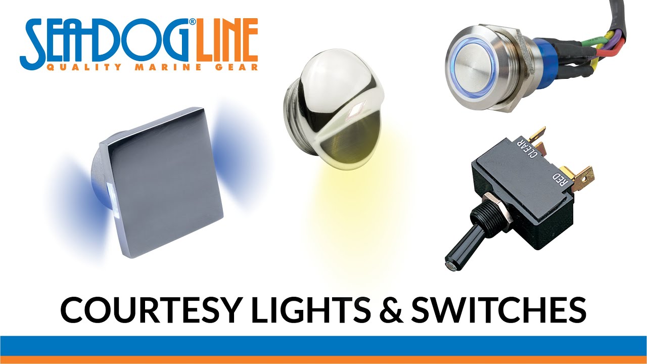 LED Courtesy Light (and Switch Options) by Sea-Dog Line
