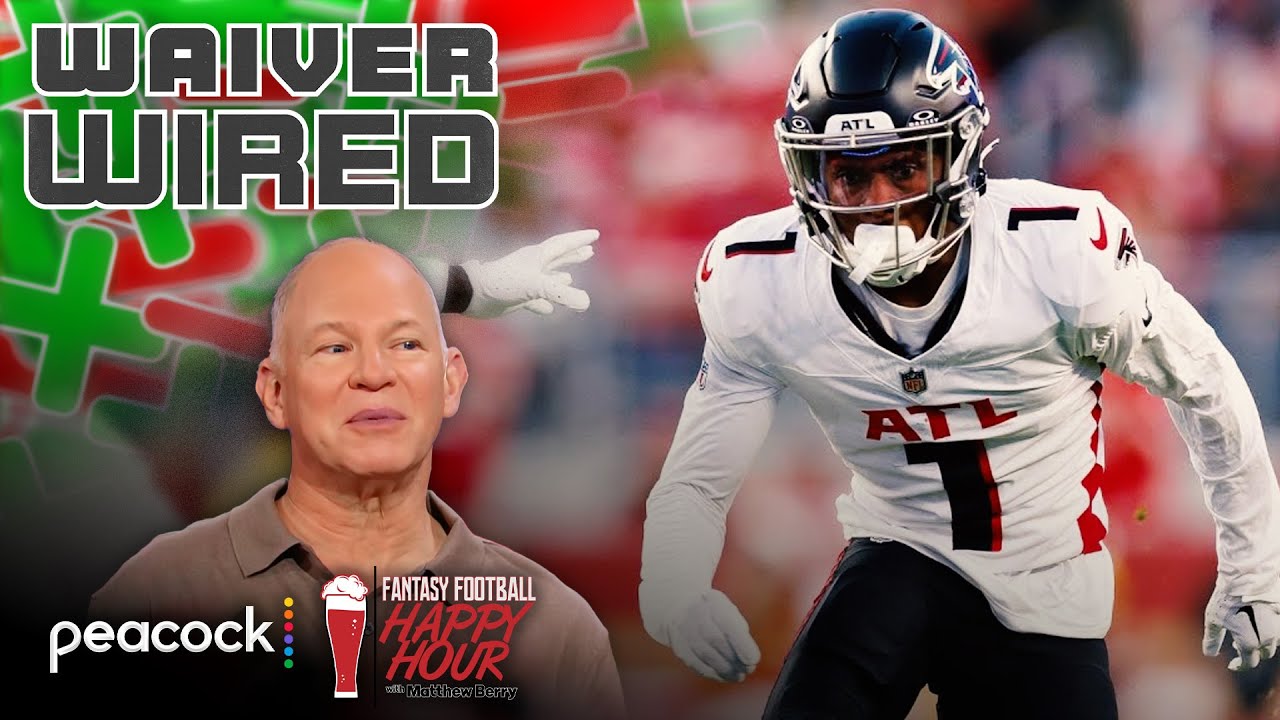 Mooney, Johnson, Boutte, Pierce top WRs on waivers | Fantasy Football Happy Hour | NFL on NBC