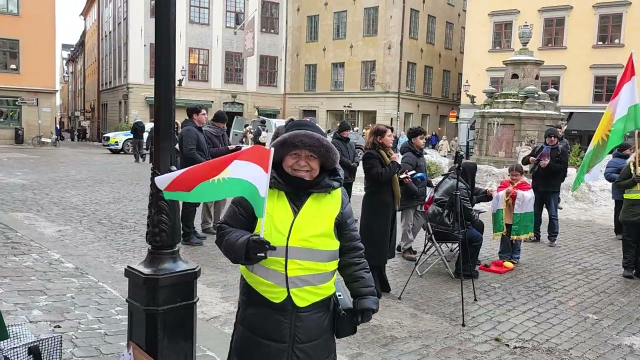 Xwepêşandana bêdeng ji bo pêşeroja Kurdistan, Rojava û Rojhelatê Kurdistanê. YJK Swêd. 08.02.2026