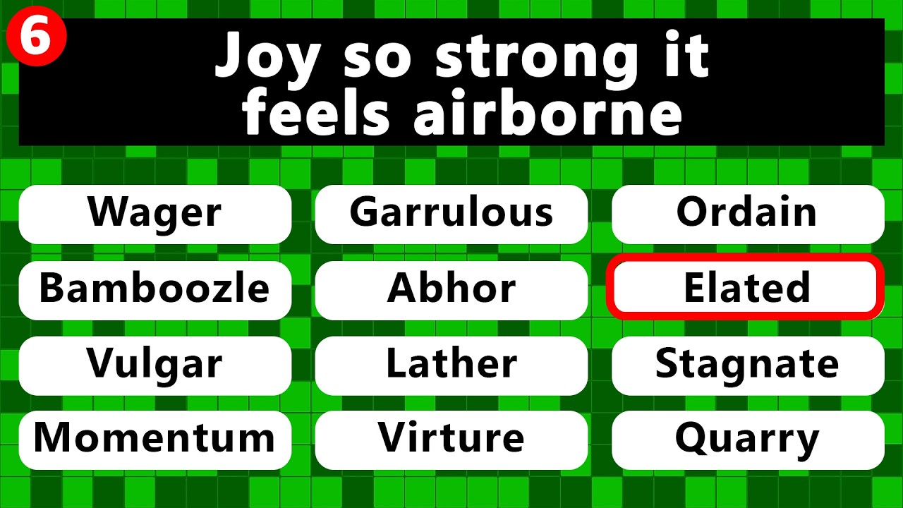 Advanced English And Cryptics Quiz: Can You Score 80%? (CathartIQ Word Quiz 6)