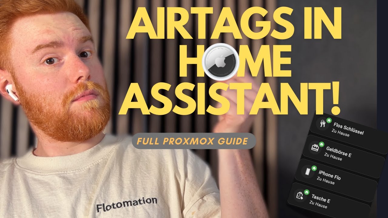 Apple Air Tags in Home Assistant - Proxmox Guide 2024 | Tutorial