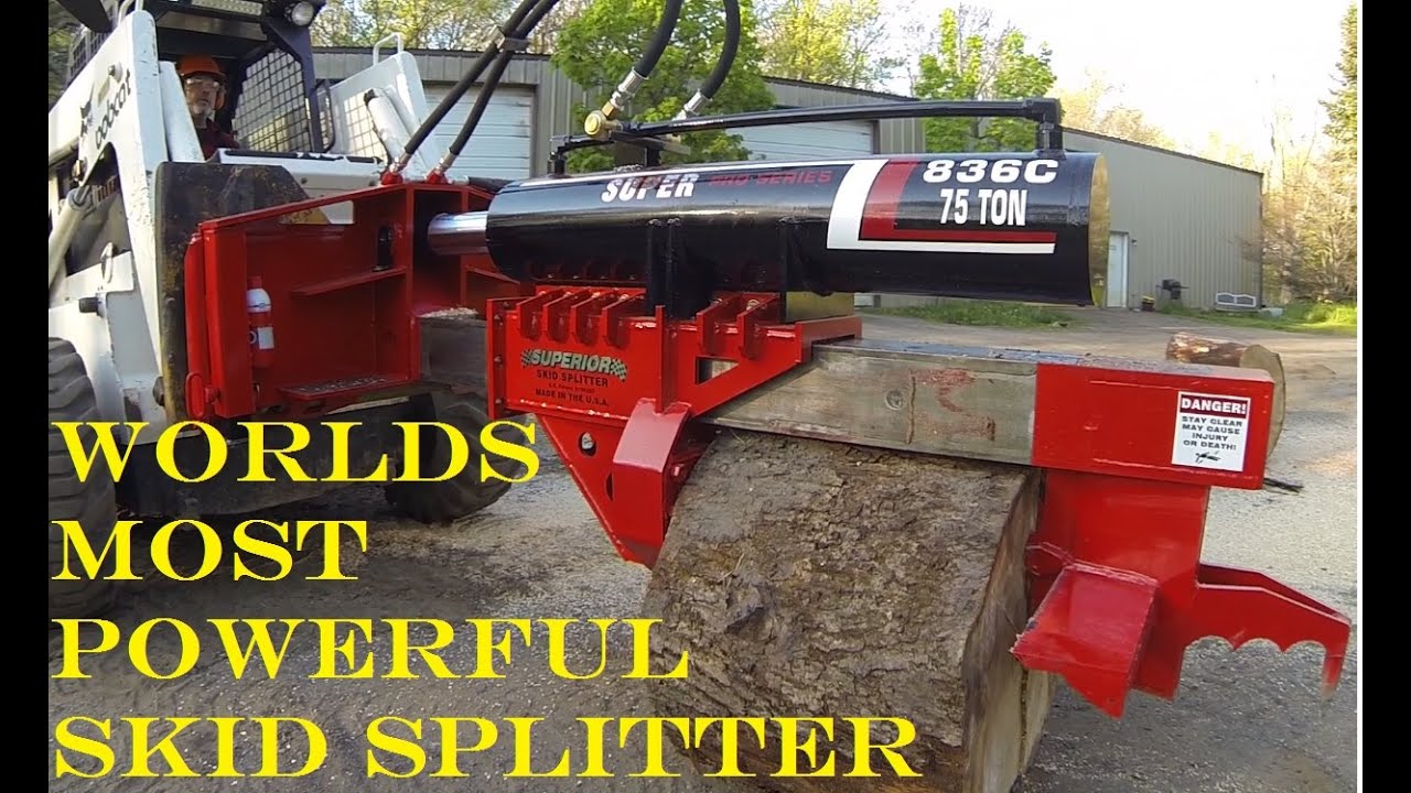 WORLDS MOST POWERFUL SKID SPLITTER!