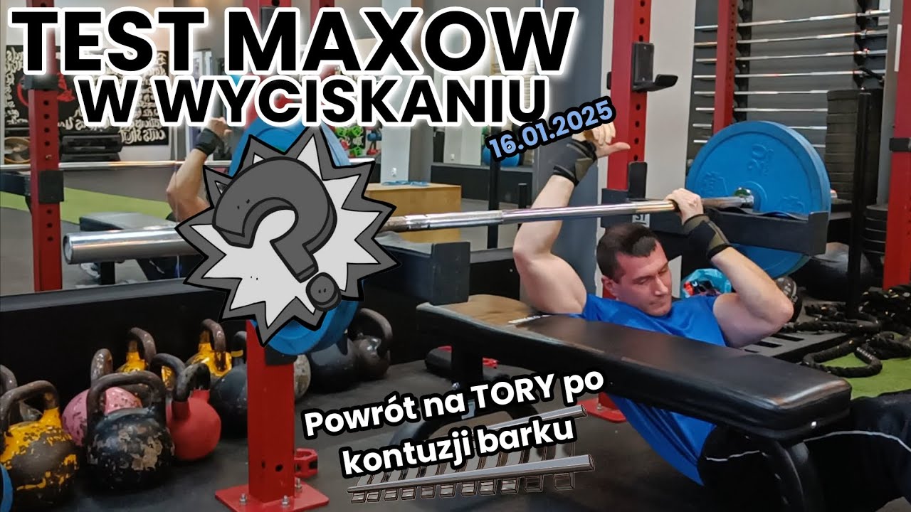 TRENING KLATA test siły w wyciskaniu