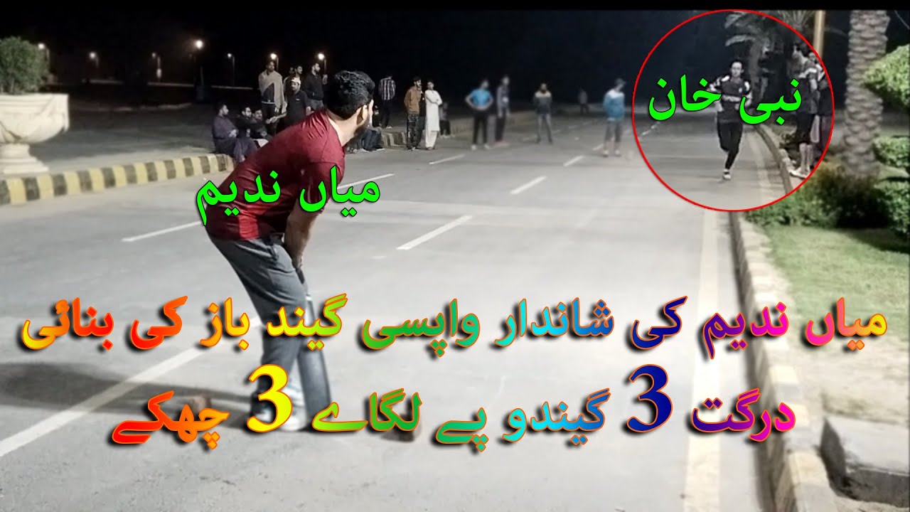 |Mian Nadeem batsman & Naini Butt Bowler vs Sabir khan Batsman & Nabi Khan bowler 3rd match|