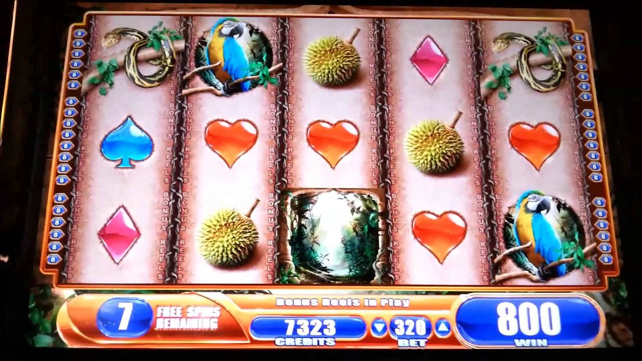 Queen of the Wild *MAX BET* Bonus with 2 Retriggers WMS Slot Machine