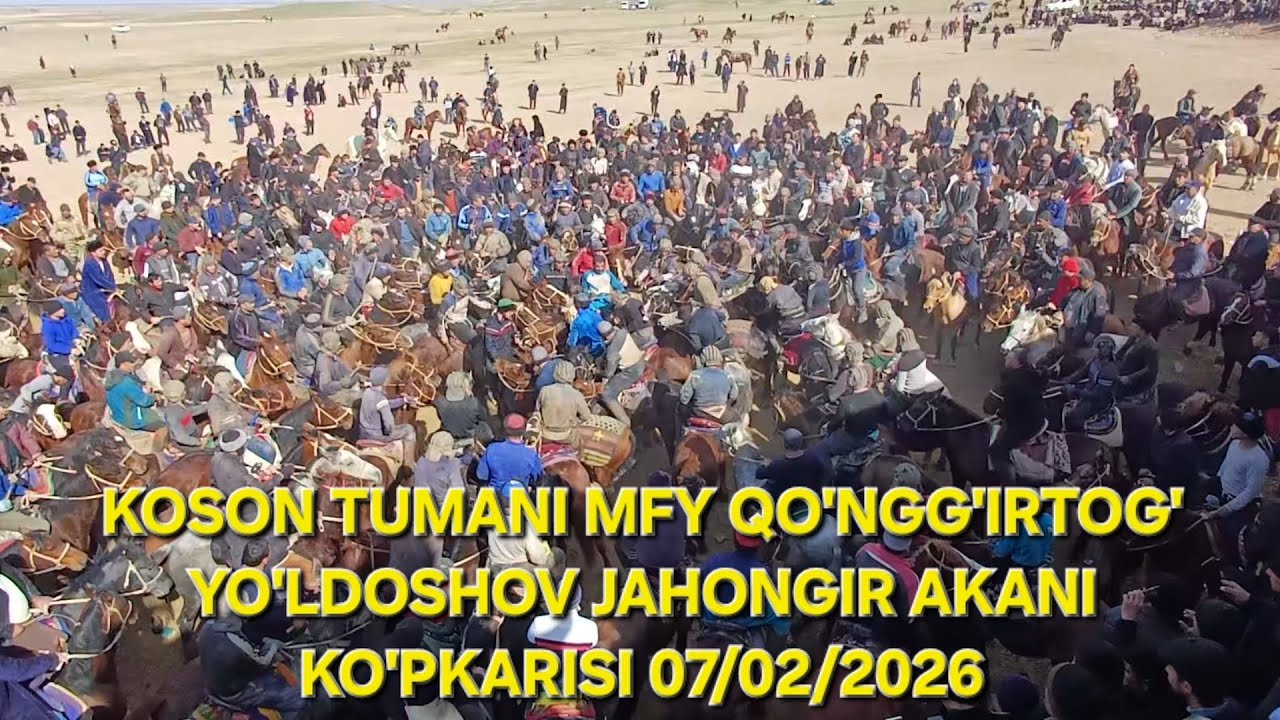 KOSON TUMANI MFY QO'NGG'IRTOG‘ #YO'LDOSHOV_JAHONGIR AKANI KO'PKARISI 07/02/2026 