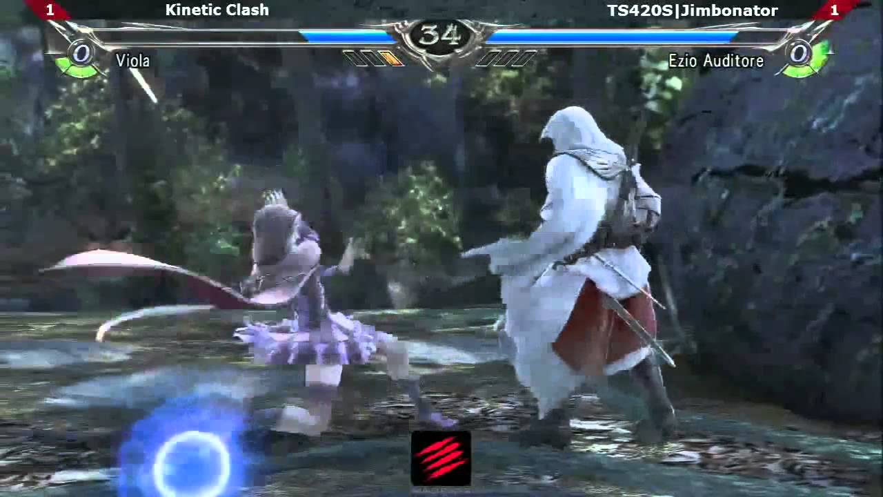 Evo 2013 Soul Cailbur V: Jimbonator (Ezio) vs Kinetic Clash (Viola)