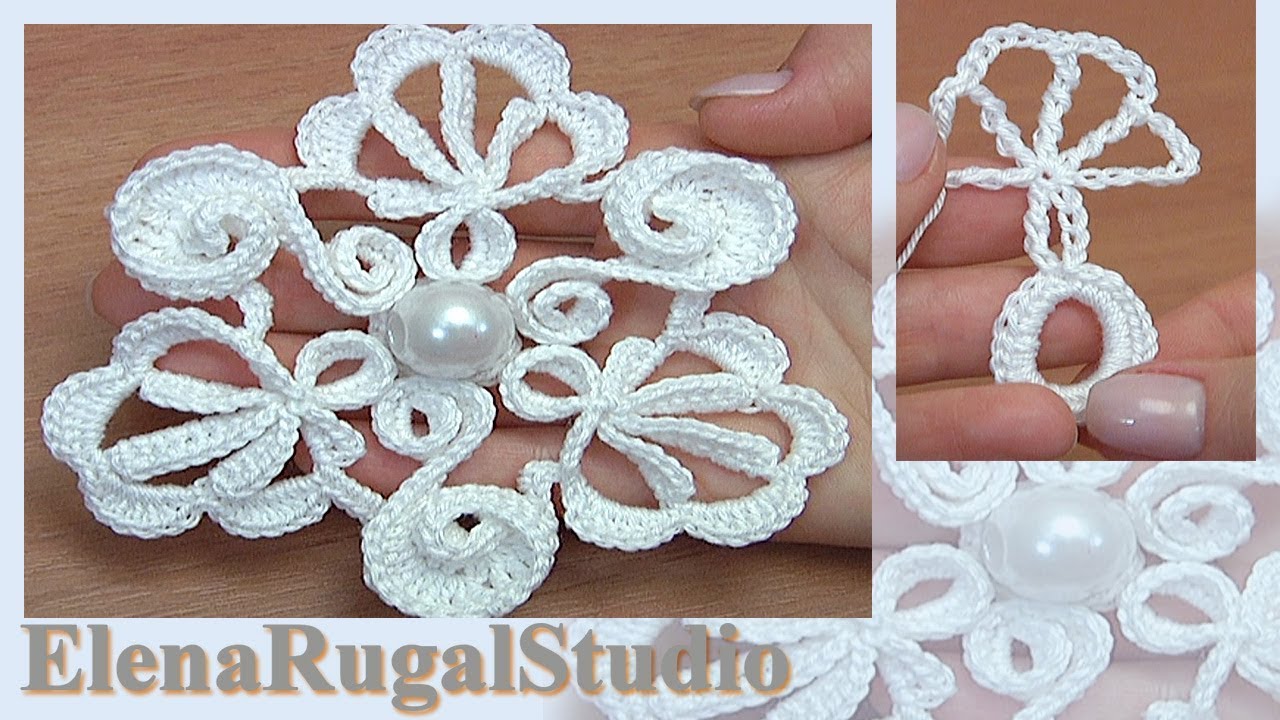 Crochet 3D Flower PATTERN/ Different Petals/ HOW TO CROCHET