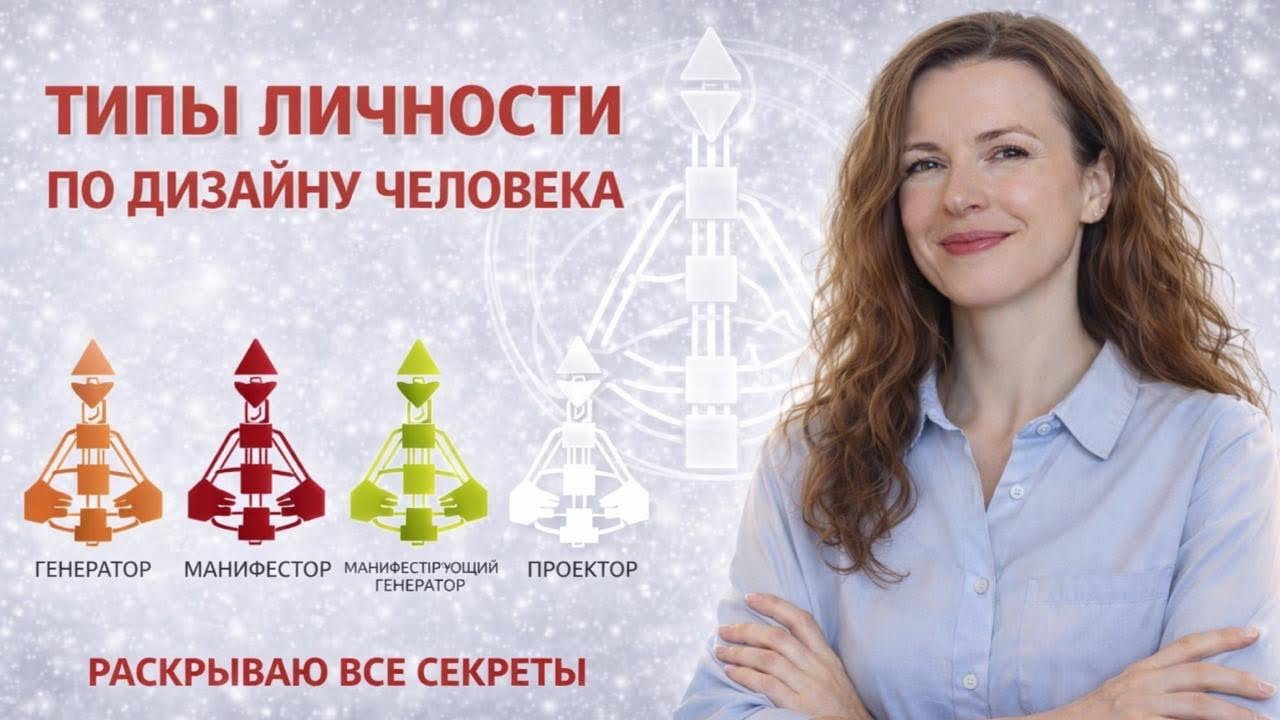 Узнай своё самое главное предназначение и смысл жизни по Типу Личности (Дизайнч еловека).