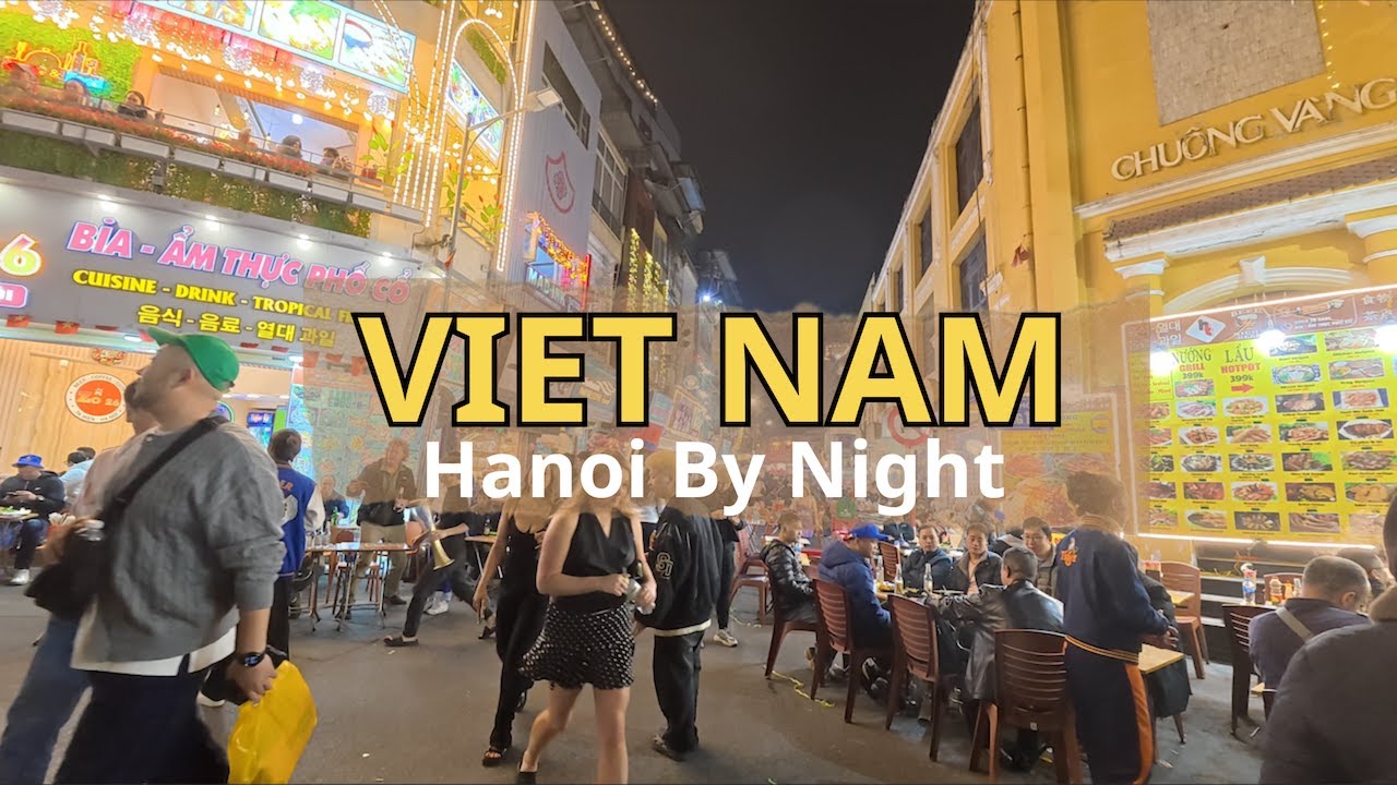 Hanoi Night Market 🇻🇳 | The Ultimate Street Food & Goods Paradise | Vietnam Happy Walking