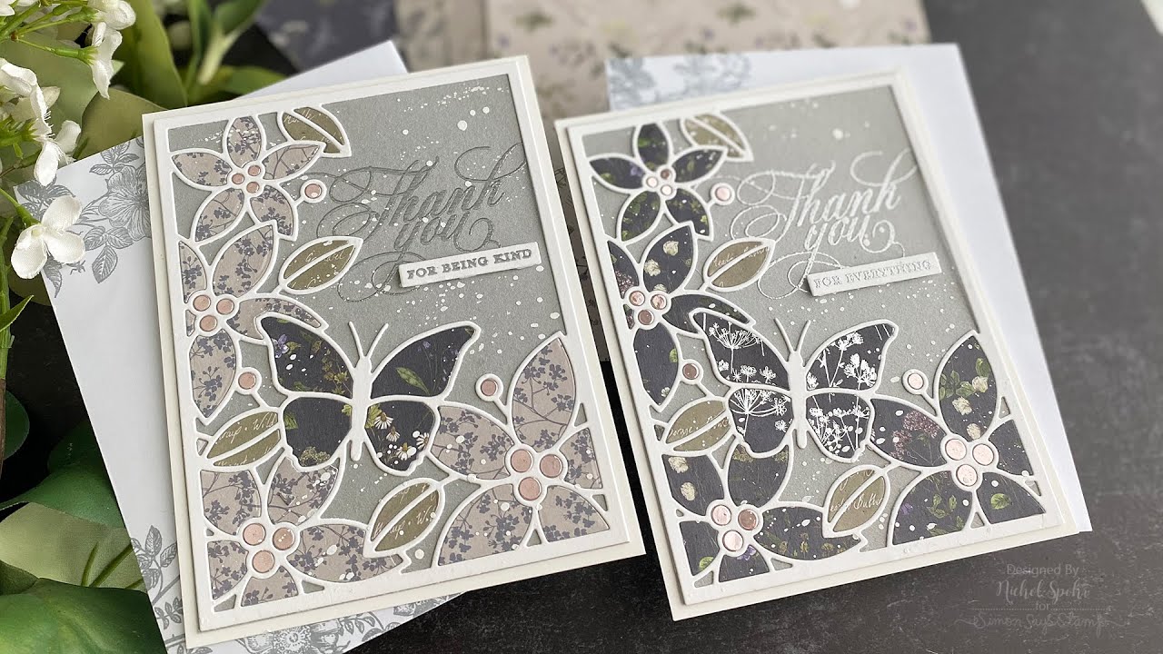 Elegant Patterned Paper Inlay
