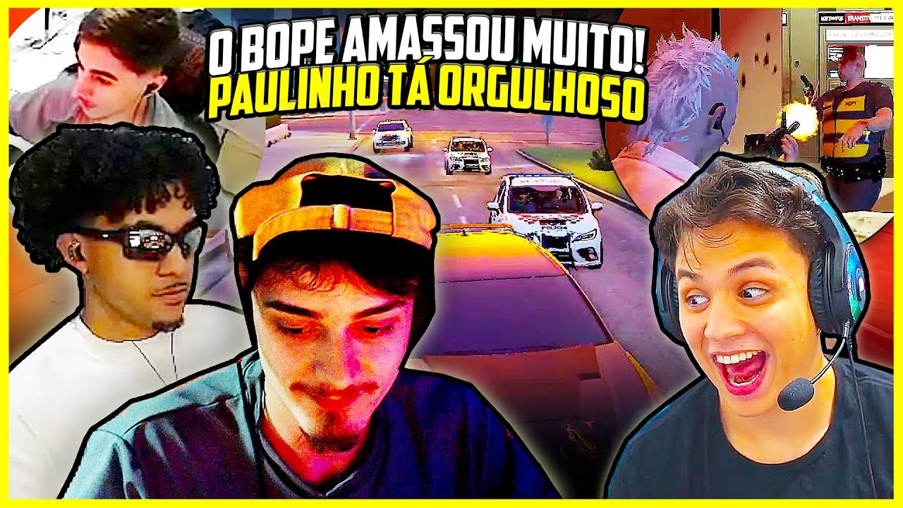 INSANO!🔥 O BOPE do PAULINHO o LOKO AMASSOU mas DEU RUIM na CAPITAL CITY GTA RP