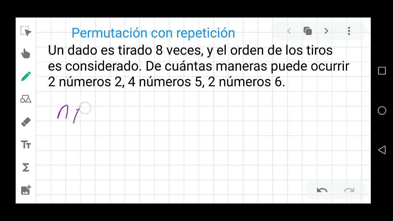 Permutaciones con repetición