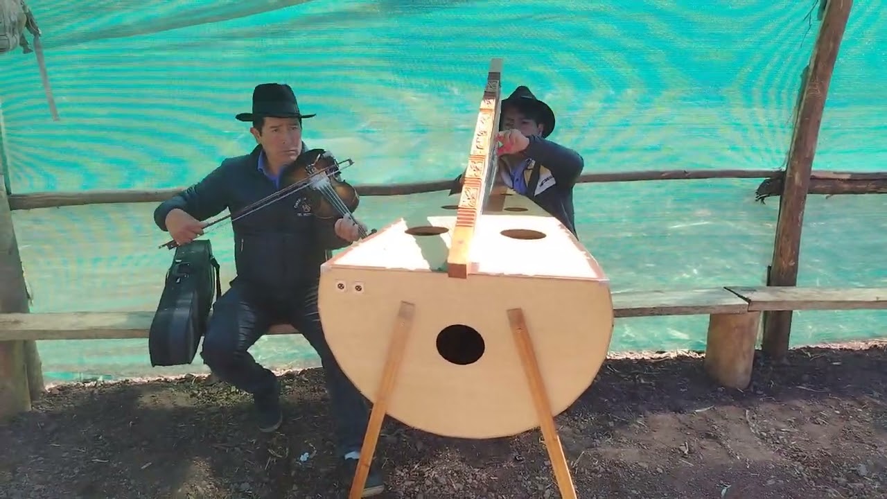 Huayno sentimental con arpa y violin 