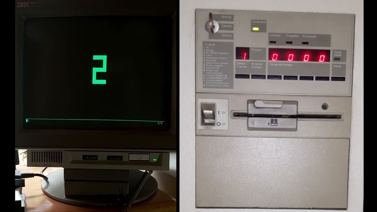 IBM System/36 5363 IPL (Synchronized Recording)