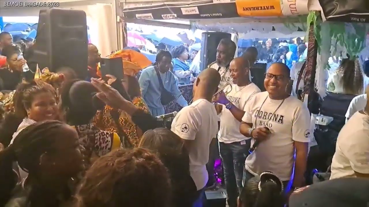Coronaband afsluiter La Spang Kwakufestival 2023 #kwakufestival #surinaamsemuziek #bemoeibrigade