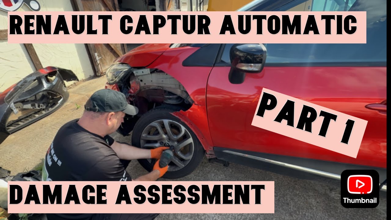 RENAULT CAPTUR DYNAMIQUE 2017 AUTOMATIC CAT S COPART SALVAGE REBUILD PART 1