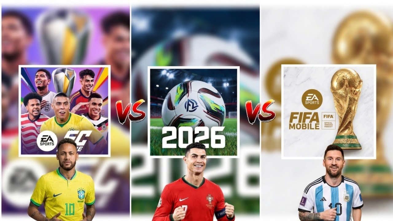 FC Mobile 26 против Football League 2026 против FIFA Mobile ▪︎ Сравнение презентаций финала Чемпи...