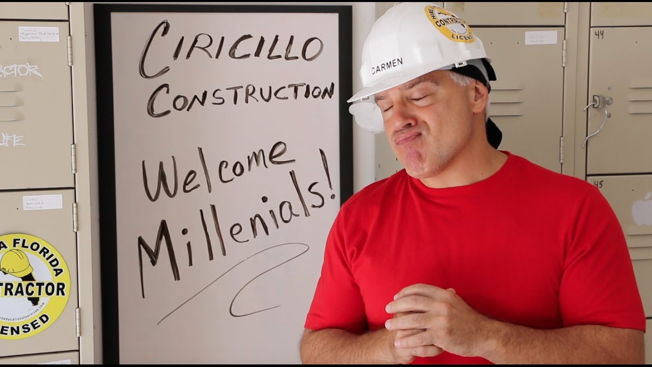Blue Collar Millennials | The Construction Comic | Carmen Ciricillo