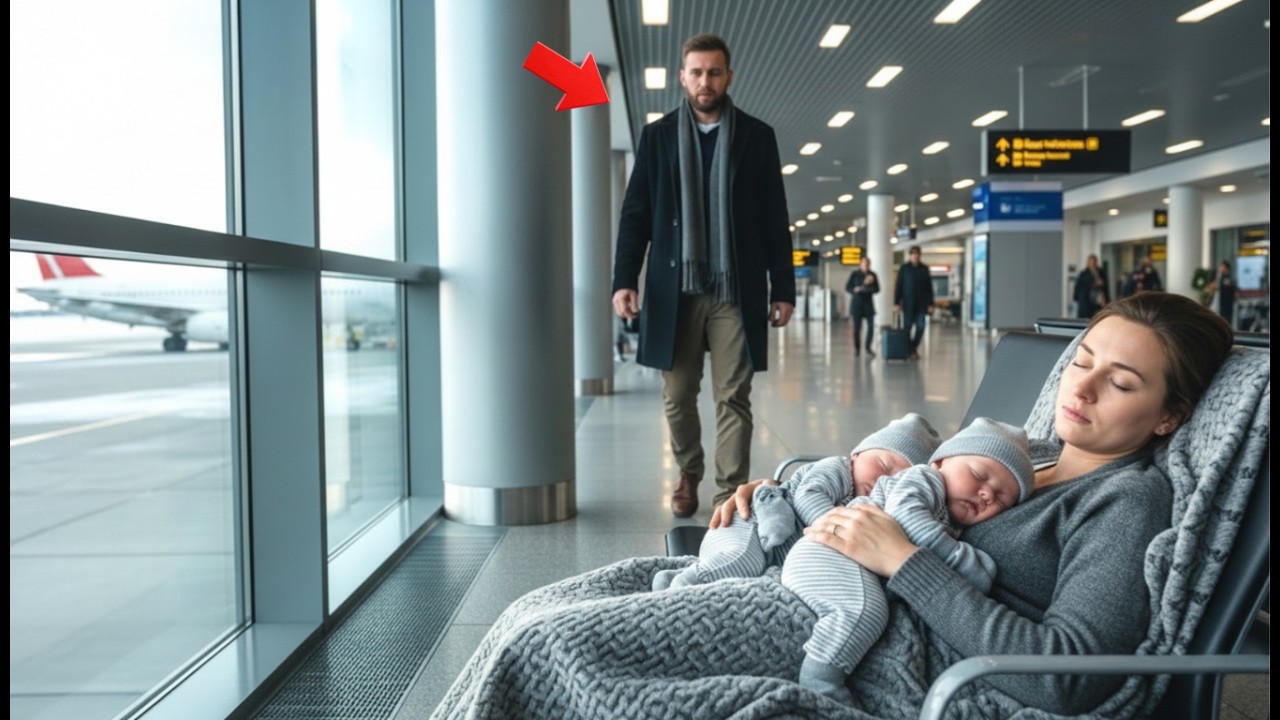 Millonario vio a su ex-empleada con gemelos en el aeropuerto; la verdad lo destrozó por completo