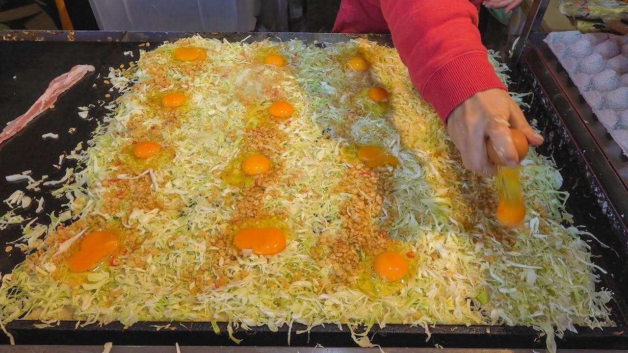 Okonomiyaki 大阪燒 - Japanese Street Food
