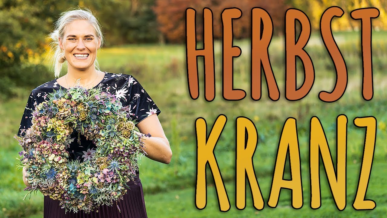 HERBSTKRANZ MIT HORTENSIEN UND DEM GEWISSEN ETWAS - DIY